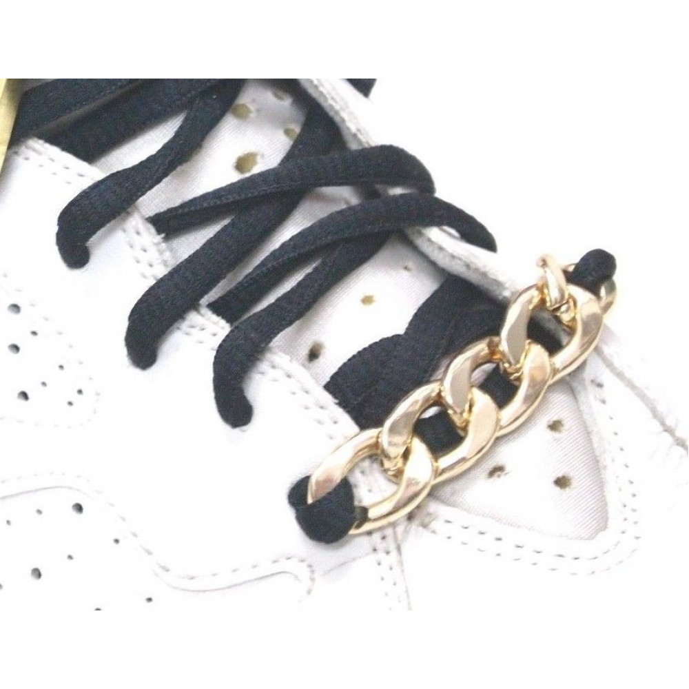 Detail Silver Chain Shoelaces Nomer 13