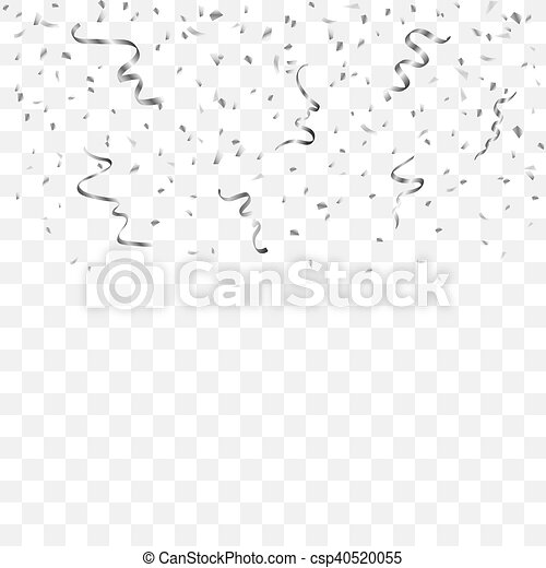 Detail Silver Confetti Transparent Background Nomer 16