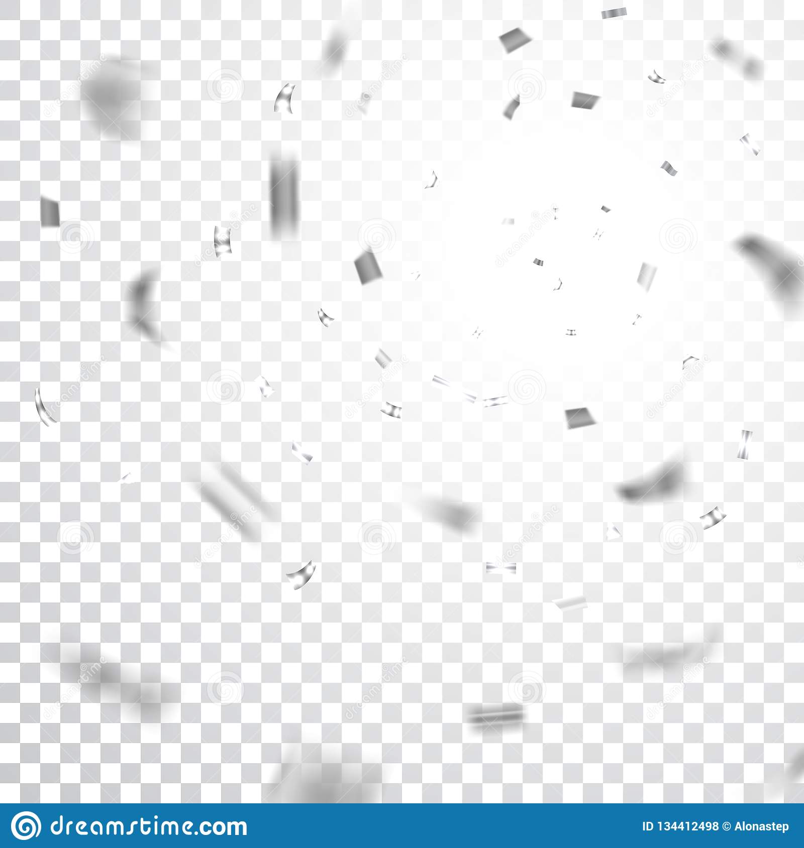 Detail Silver Confetti Transparent Background Nomer 17