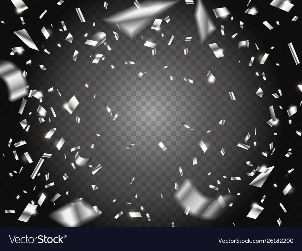 Detail Silver Confetti Transparent Background Nomer 22