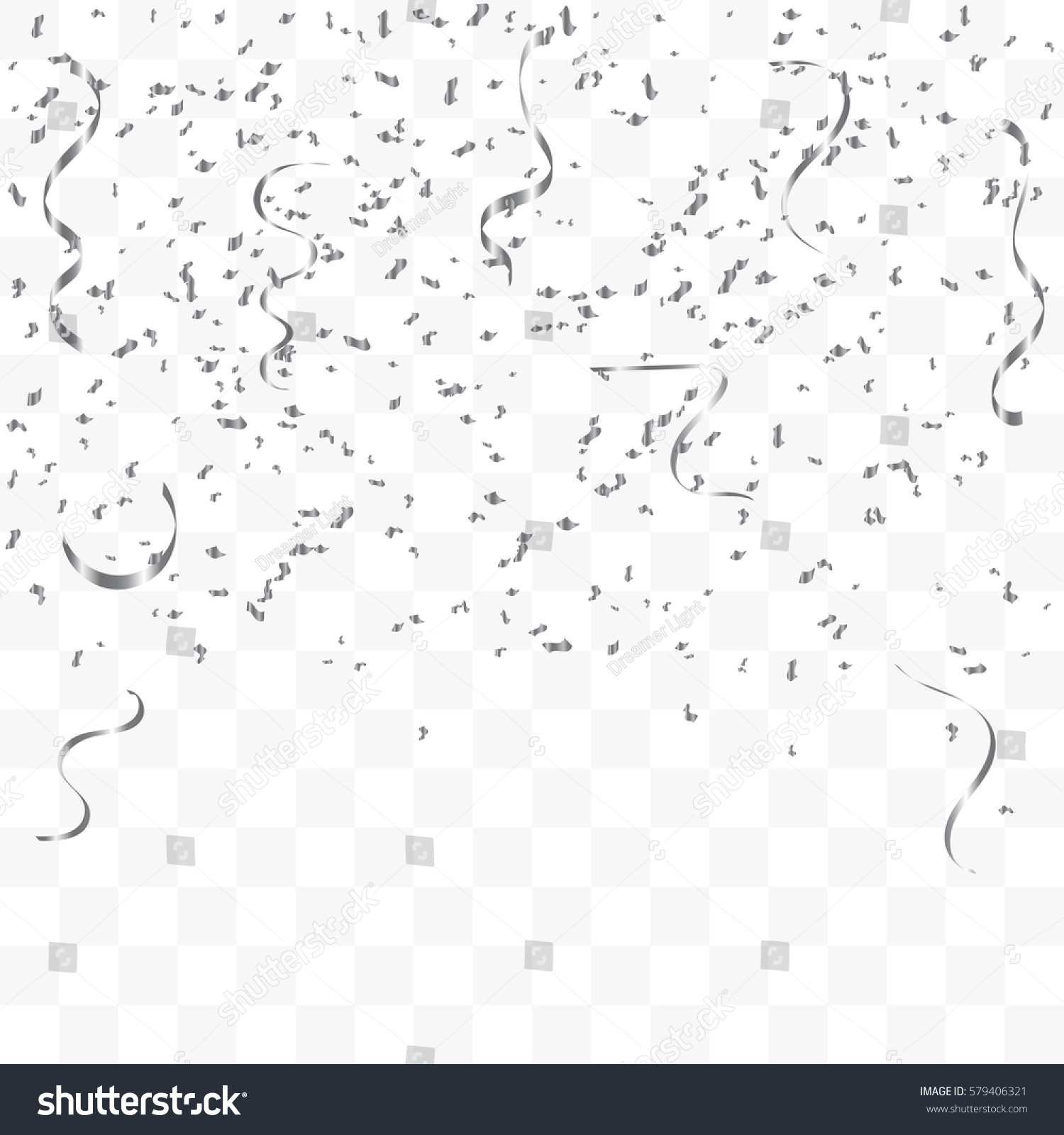 Detail Silver Confetti Transparent Background Nomer 28