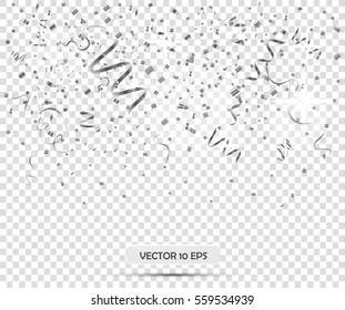 Detail Silver Confetti Transparent Background Nomer 38