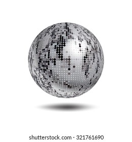 Detail Silver Disco Ball Background Nomer 50