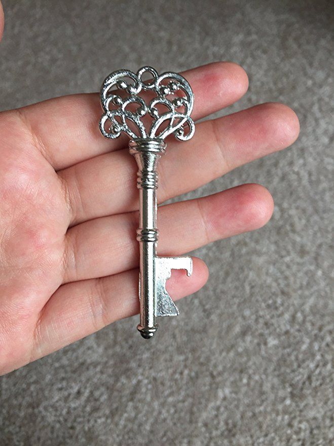 Detail Silver Skeleton Key Bottle Opener Nomer 2