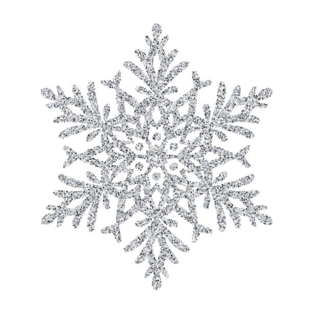 Silver Snowflakes Clipart - KibrisPDR