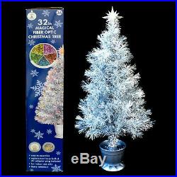 Detail Silver Tinsel Tree With Color Wheel Nomer 52