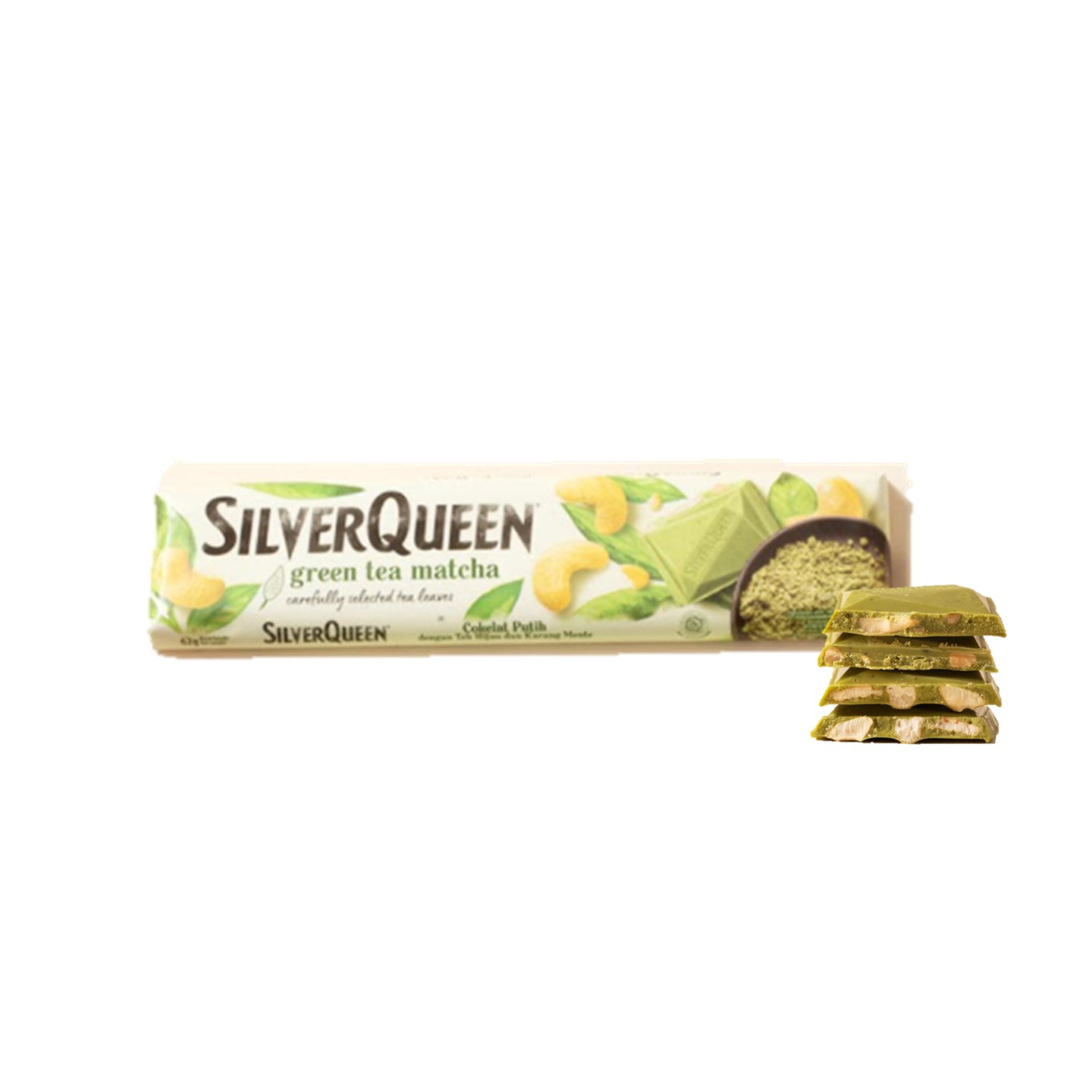 Detail Silverqueen Chunky Mini Gambar Lagie Almond Greentea Nomer 54