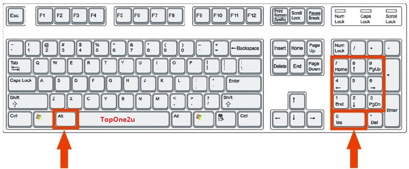 Detail Simbol Akar Di Keyboard Nomer 3