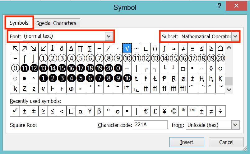 Detail Simbol Akar Di Keyboard Nomer 44