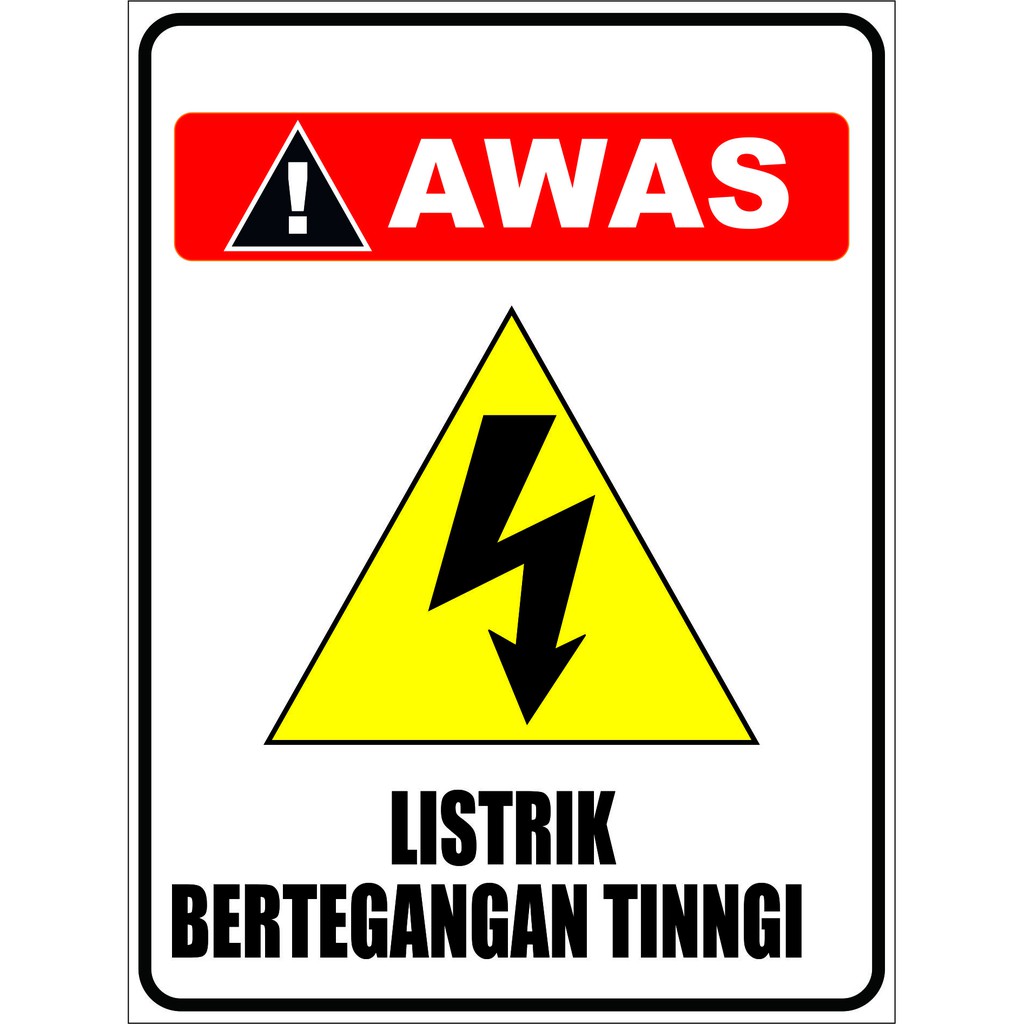 Detail Simbol Awas Tegangan Tinggi Nomer 14