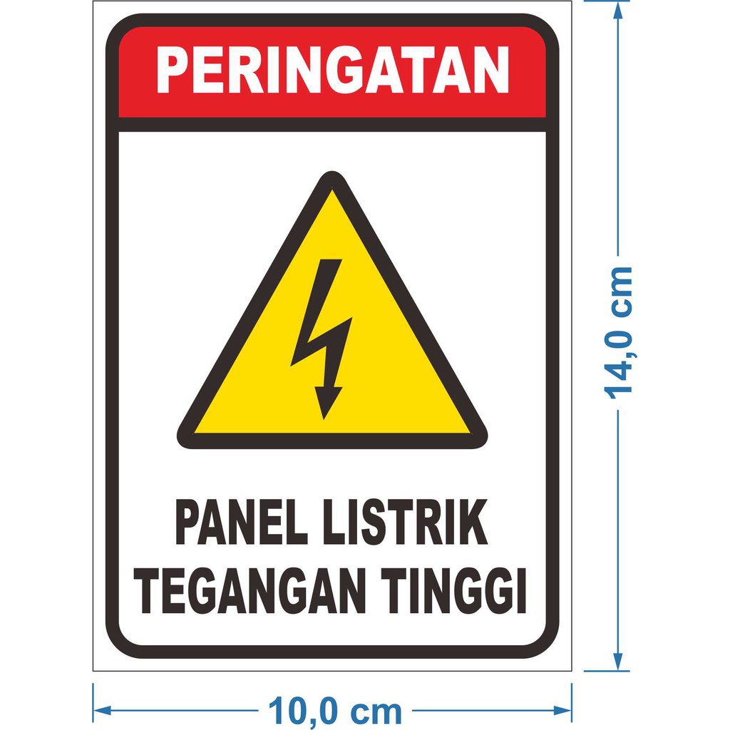 Detail Simbol Awas Tegangan Tinggi Nomer 6