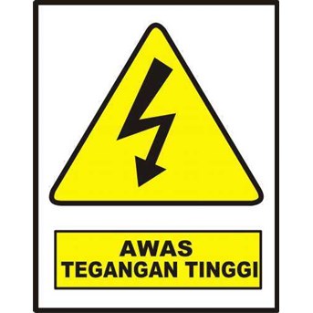 Detail Simbol Awas Tegangan Tinggi Nomer 8