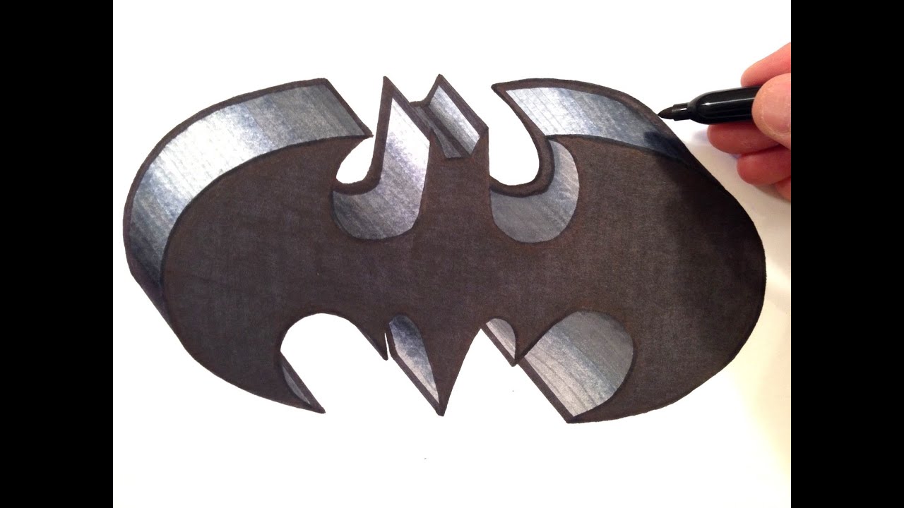 Detail Simbol Batman 3d Nomer 12