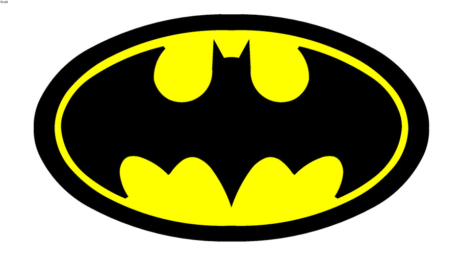 Detail Simbol Batman 3d Nomer 7