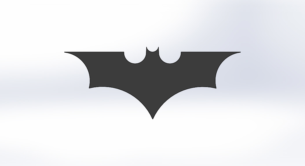 Detail Simbol Batman 3d Nomer 10