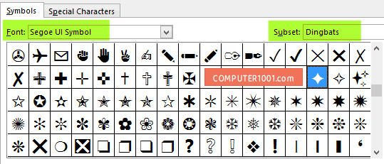 Detail Simbol Bintang Di Word Nomer 4