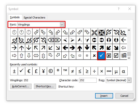 Download Simbol Checklist Di Word Nomer 3