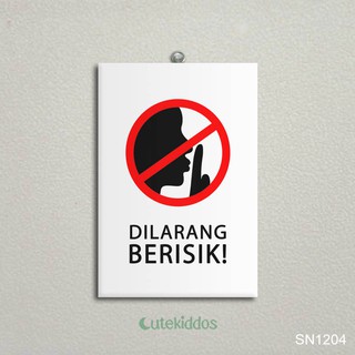 Detail Simbol Dilarang Berisik Nomer 3