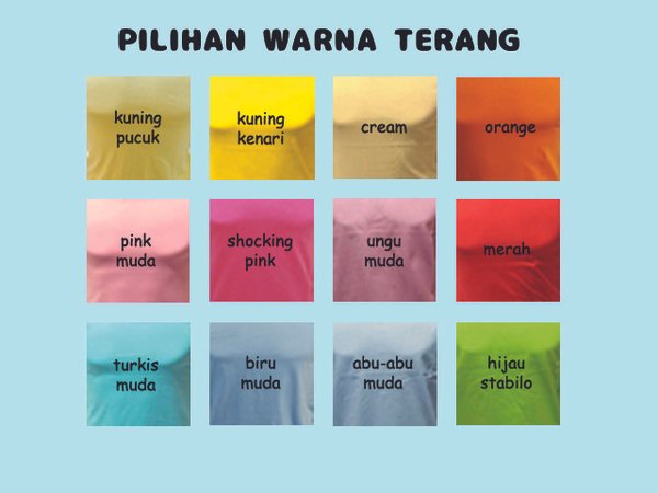 Warna Warna Terang - KibrisPDR