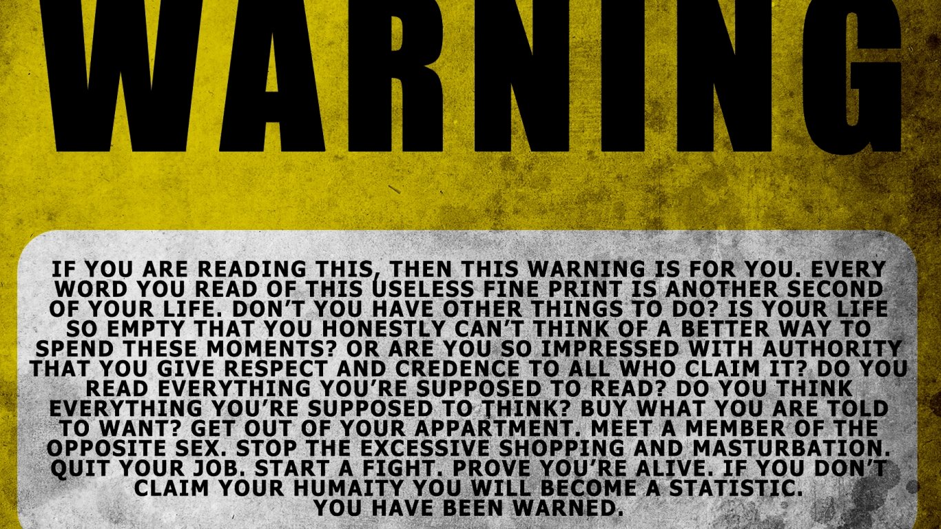 Detail Warning Wallpaper Nomer 37