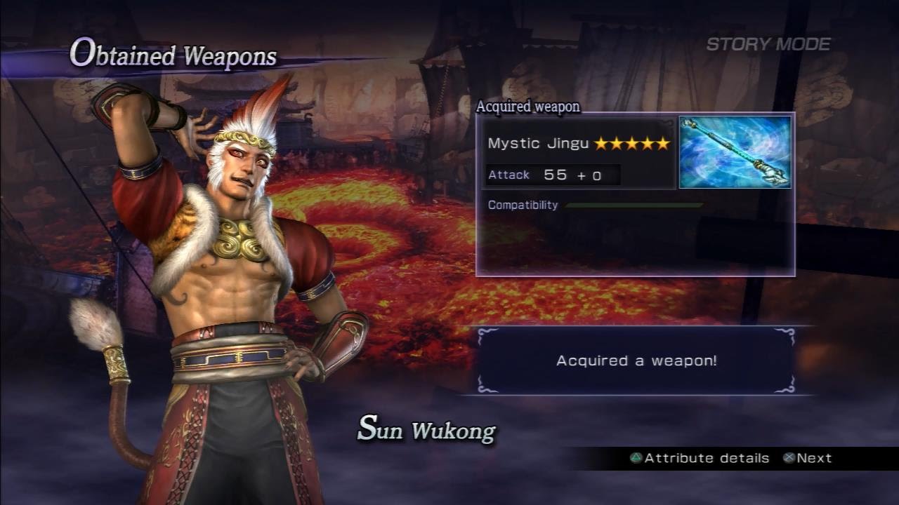 Detail Warriors Orochi Sun Wukong Nomer 5