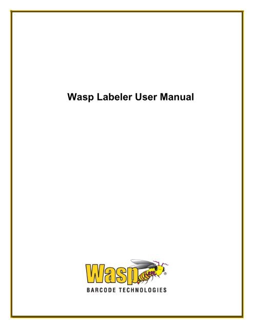 Detail Wasp Barcode Font Nomer 20