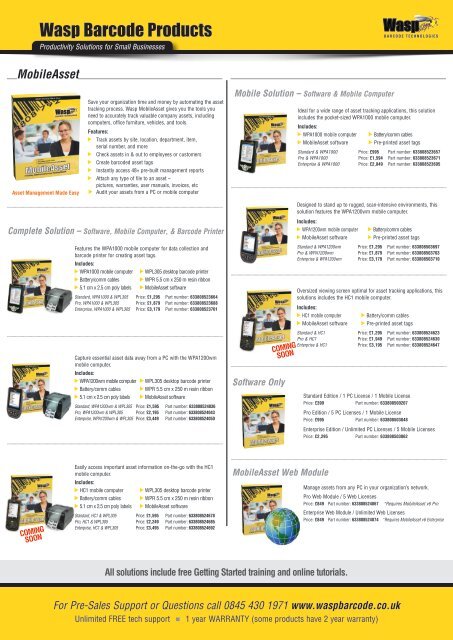 Detail Wasp Barcode Font Nomer 45