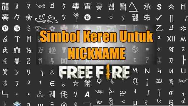 Download Simbol Khusus Free Fire Nomer 1