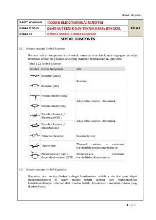 Detail Simbol Komponen Resistor Nomer 33