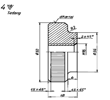 Detail Simbol Membaca Gambar Teknik Mesin Nomer 3