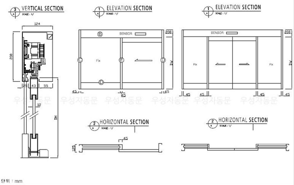 Detail Simbol Pintu Geser Pada Denah Nomer 10