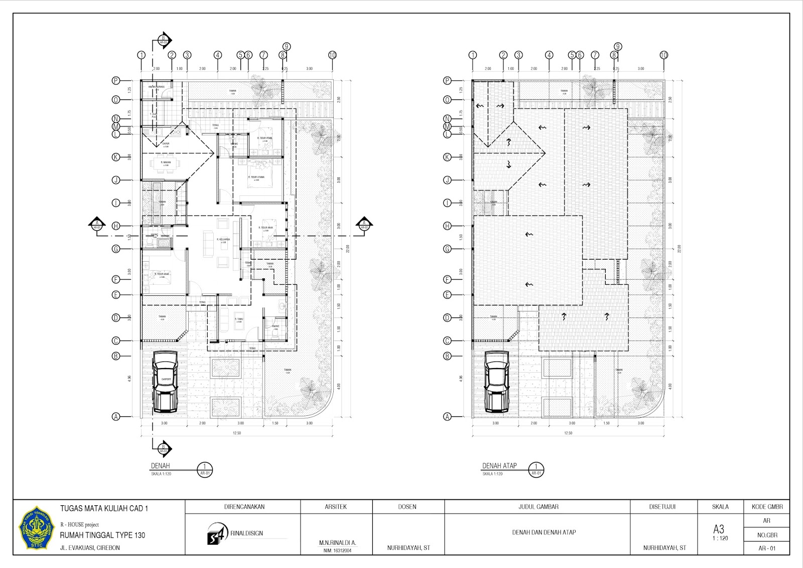 Detail Simbol Pintu Geser Pada Denah Nomer 12