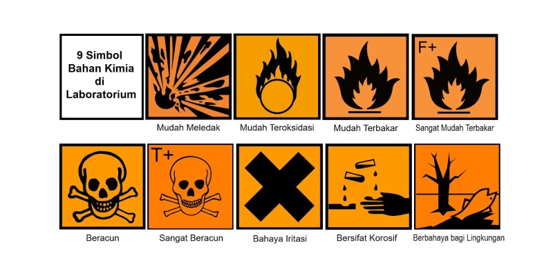 Detail Simbol Simbol Bahaya Di Laboratorium Nomer 6