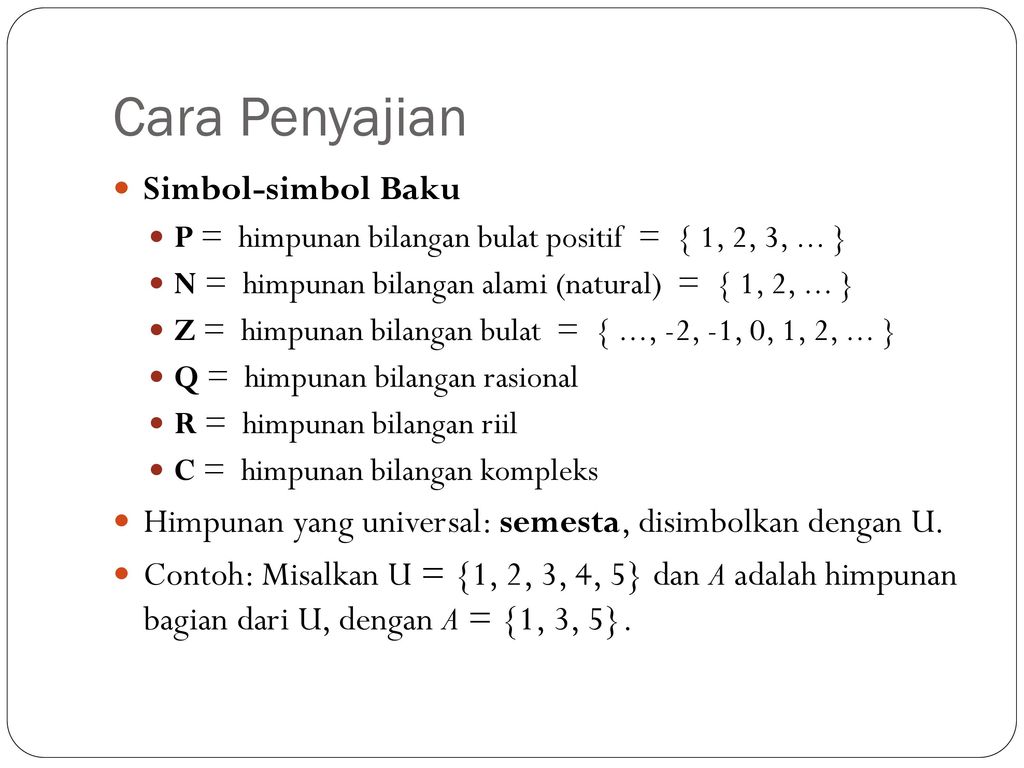 Detail Simbol Simbol Dalam Himpunan Nomer 11