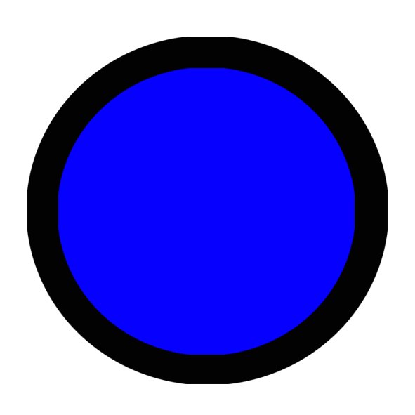 Detail Simbol Warna Biru Nomer 52