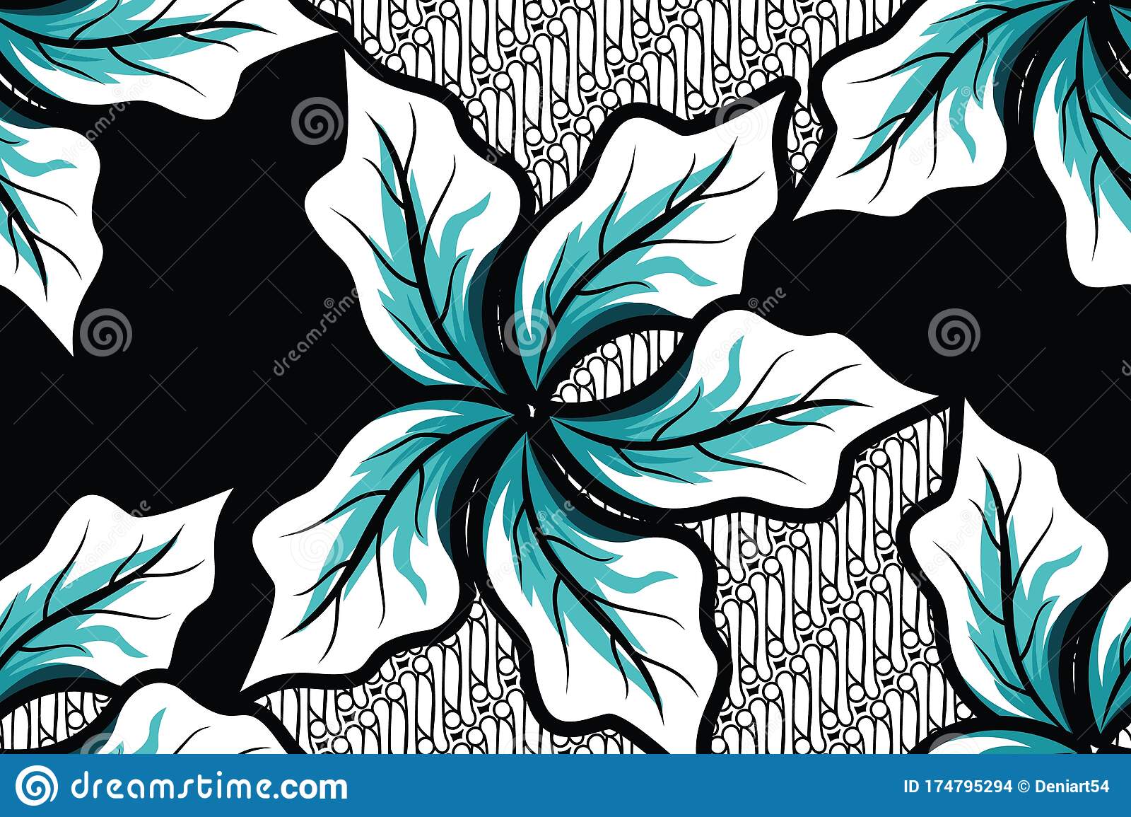 Detail Simple Batik Vector Nomer 25