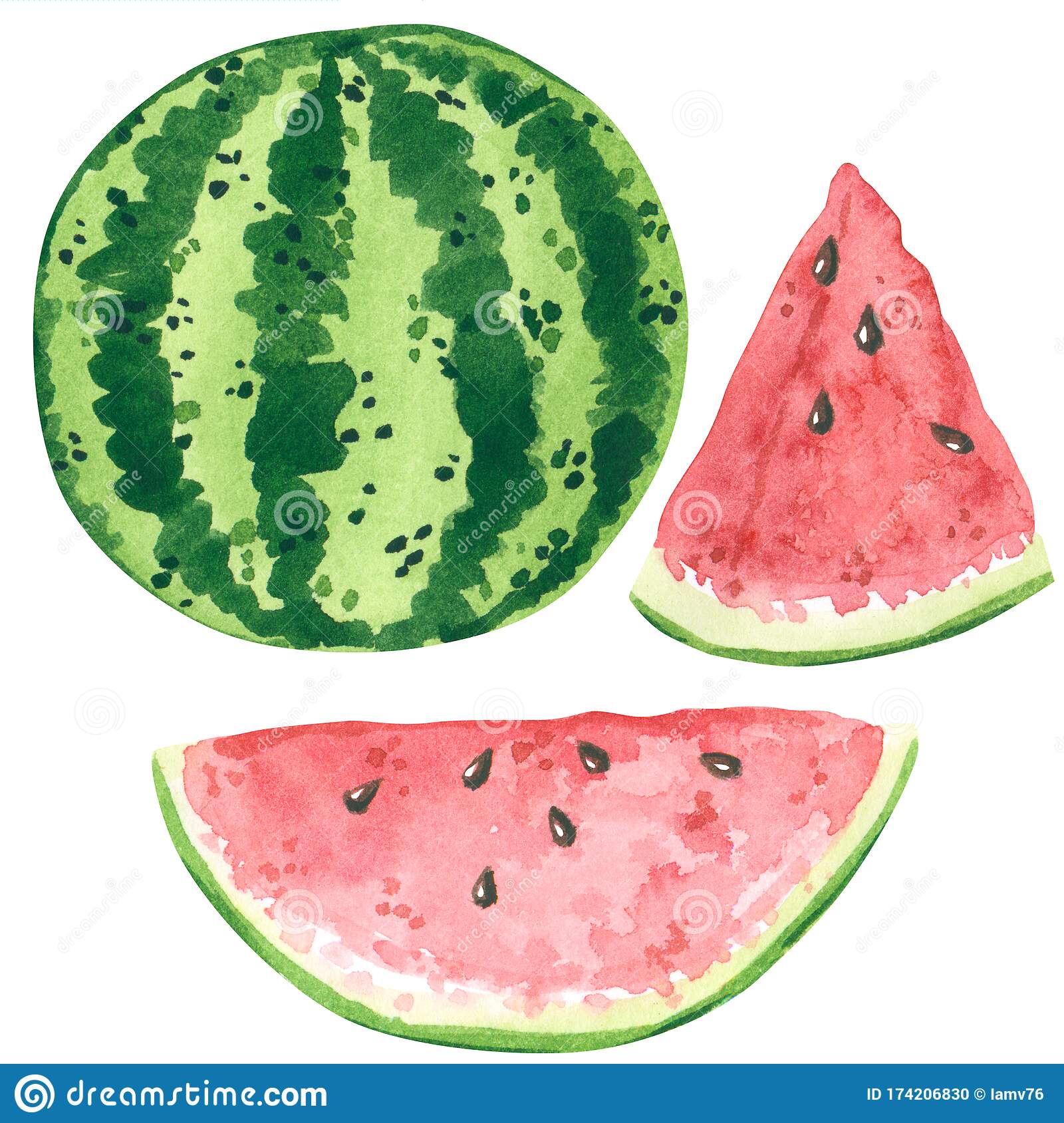 Detail Water Melon Clipart Nomer 34