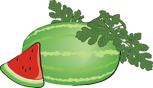 Detail Water Melon Clipart Nomer 44