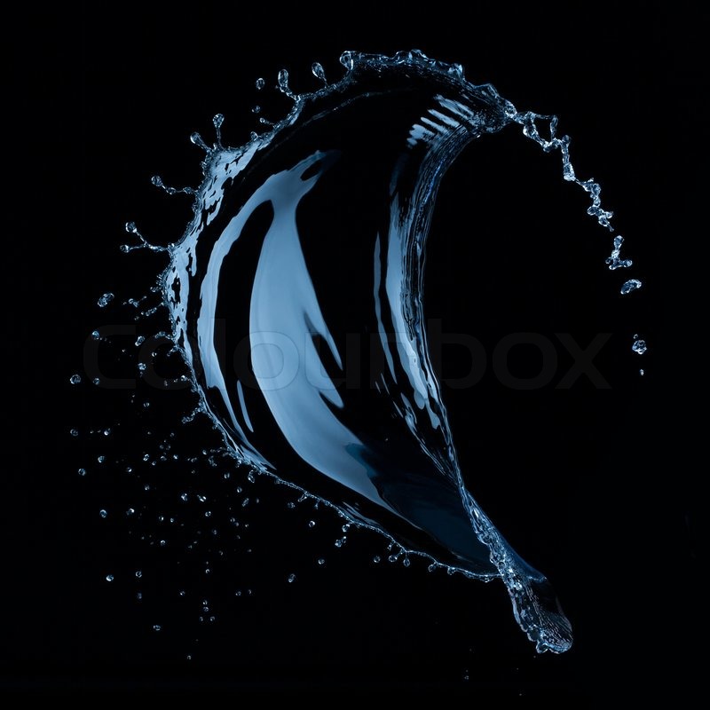 Detail Water Splash Black Background Nomer 13