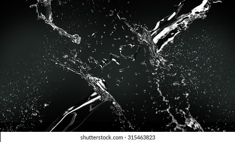 Detail Water Splash Black Background Nomer 34