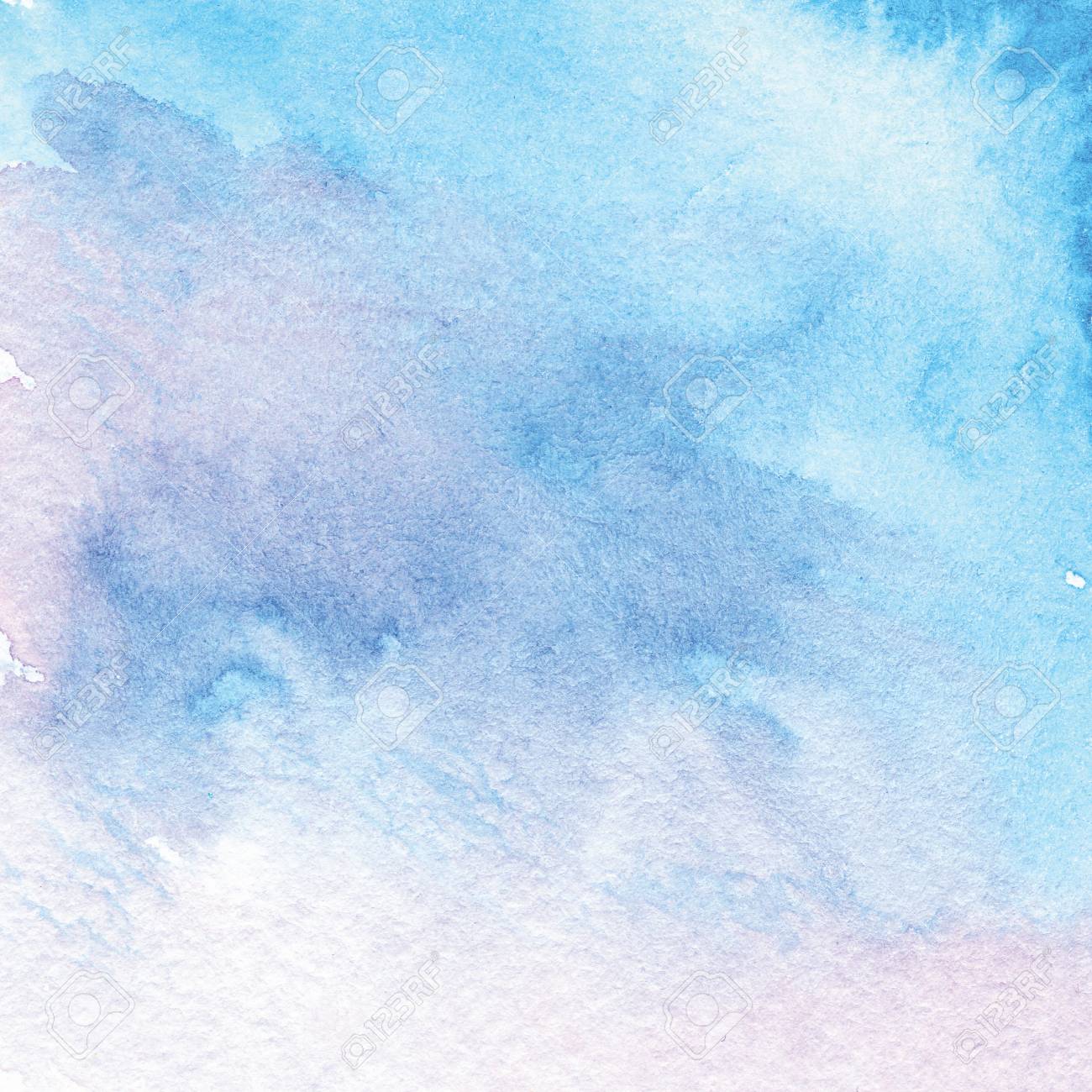 Detail Watercolor Background Blue Nomer 45