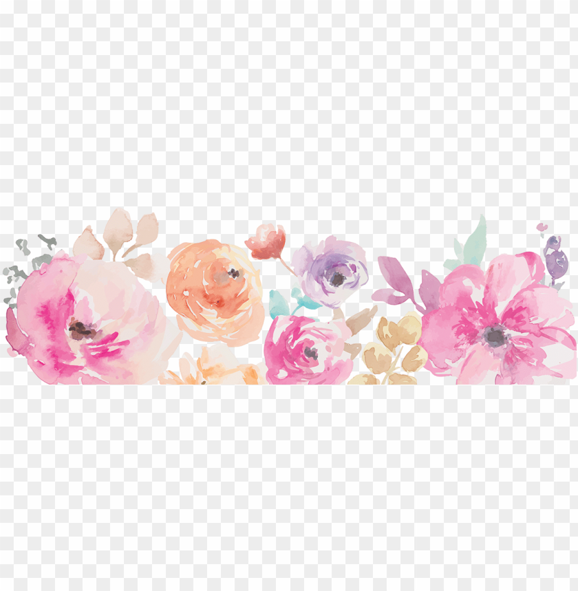 Detail Watercolor Border Png Nomer 29