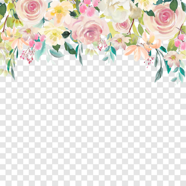 Detail Watercolor Flower Background Png Nomer 19