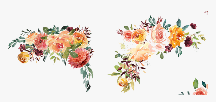 Detail Watercolor Flower Background Png Nomer 28