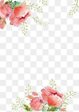 Detail Watercolor Flower Background Png Nomer 38