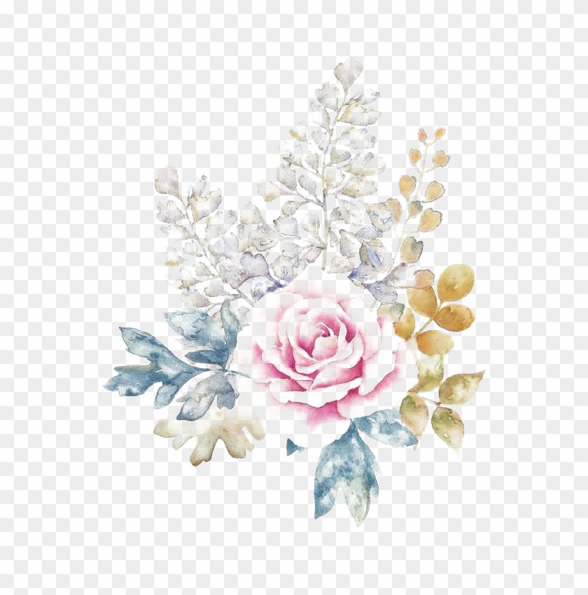 Detail Watercolor Flower Background Png Nomer 41