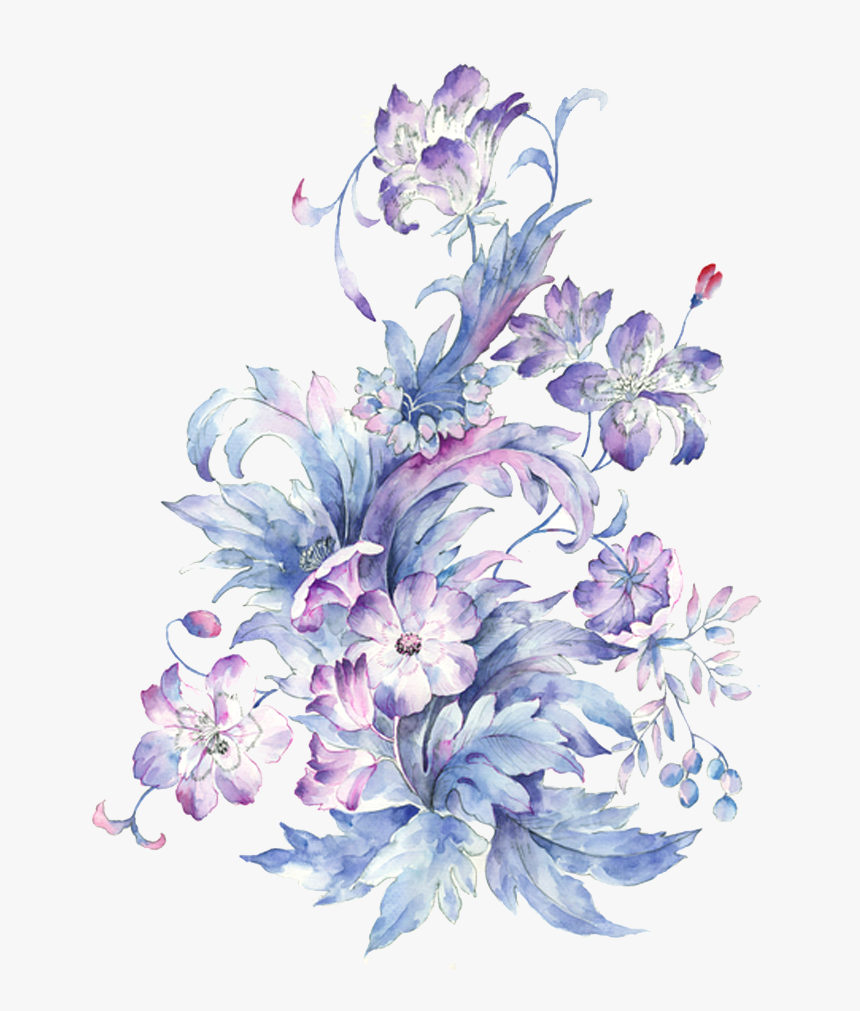 Detail Watercolor Flower Background Png Nomer 47