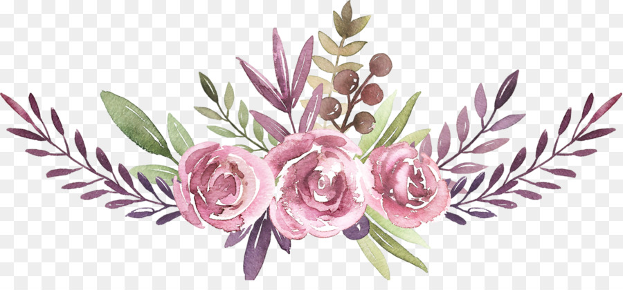 Detail Watercolor Flower Background Png Nomer 49