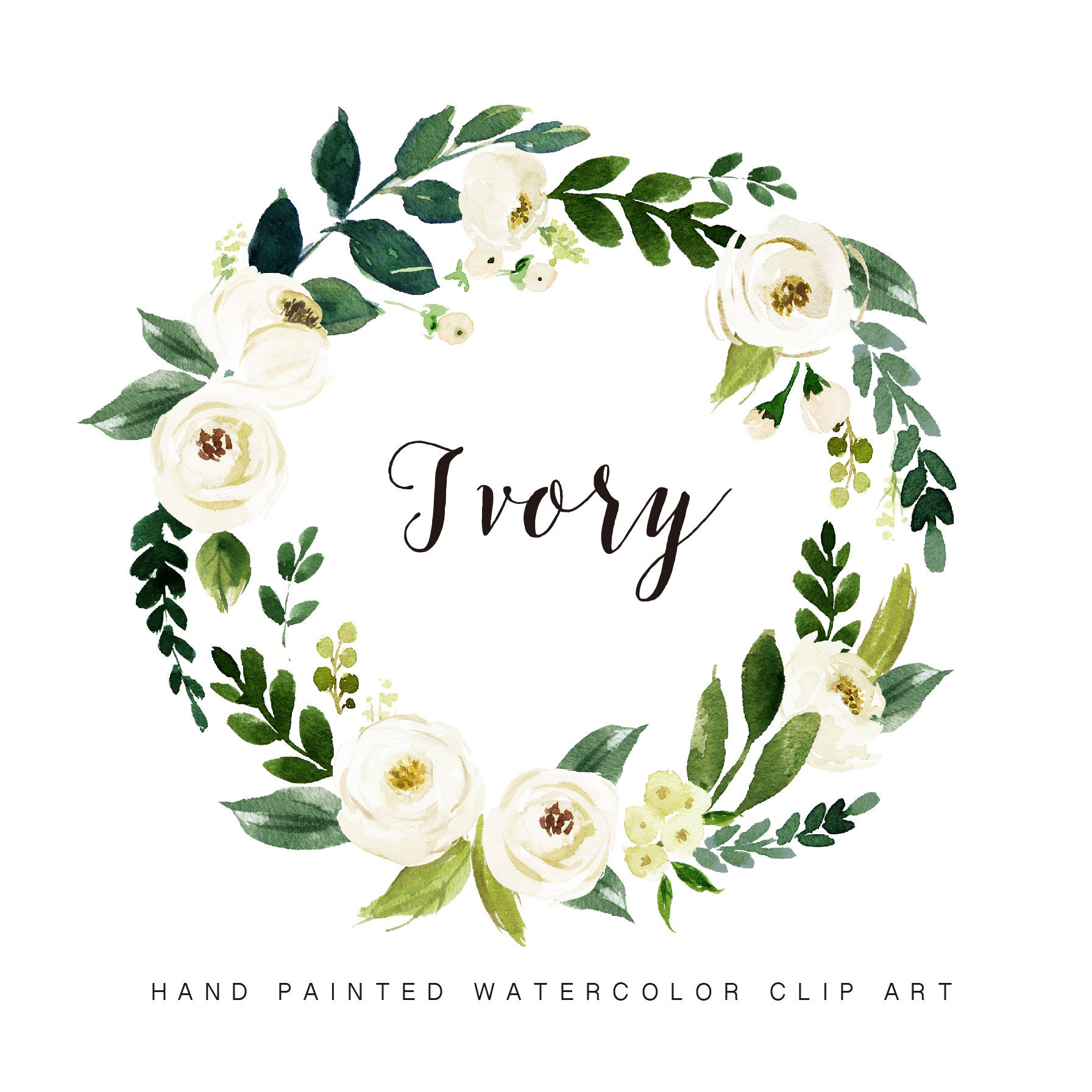 Detail Watercolor Flower Wreath Png Nomer 24