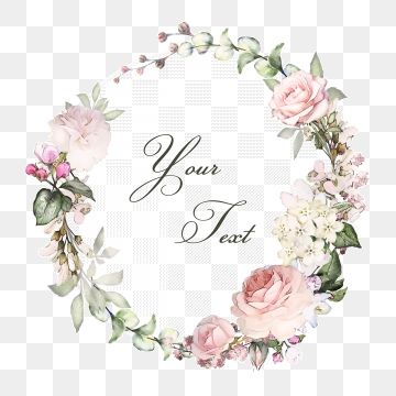 Detail Watercolor Flower Wreath Png Nomer 30